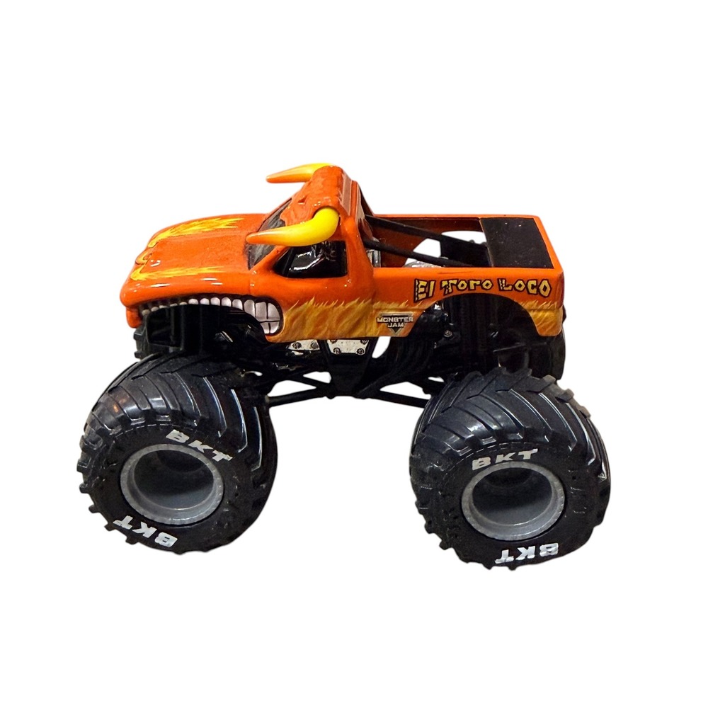 Monster Jam El Toro Loco 1:64‎ Die-Cast Monster Truck Orange Bull BKT Tires